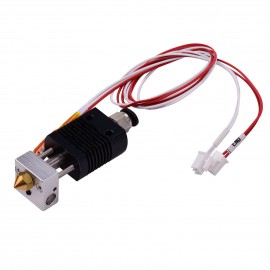 3D Printer Full Metal Hotend Extruder Kit Hot End Set with 0.4mm Nozzle 100K Thermistor Heatsink Wire 24V Compatible with ET4/ET4 Pro Printer 1.75mm Filament