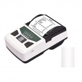 Portable BT Label Maker USB Wireless Thermal Receipt Printer BT Connection Use with APP Compatible with iOS Android Smartphone Adjustable Paper Width for Clothing Jewelry Supermarket Retail Store Barcodes Price Name Printing