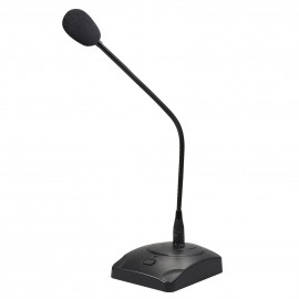 Computer Microphone Professioinal Wired Desktop Conference Microphone Adjustable Neck for PC Laptop Speaker Mixer Conference Speech Recording Broadcasting Online Voice Chatting